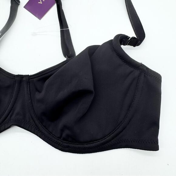 NWT Lascana Multi Way Strap T-Shirt Bra Black Size 36B Minimalist Lightweight - Picture 4 of 12